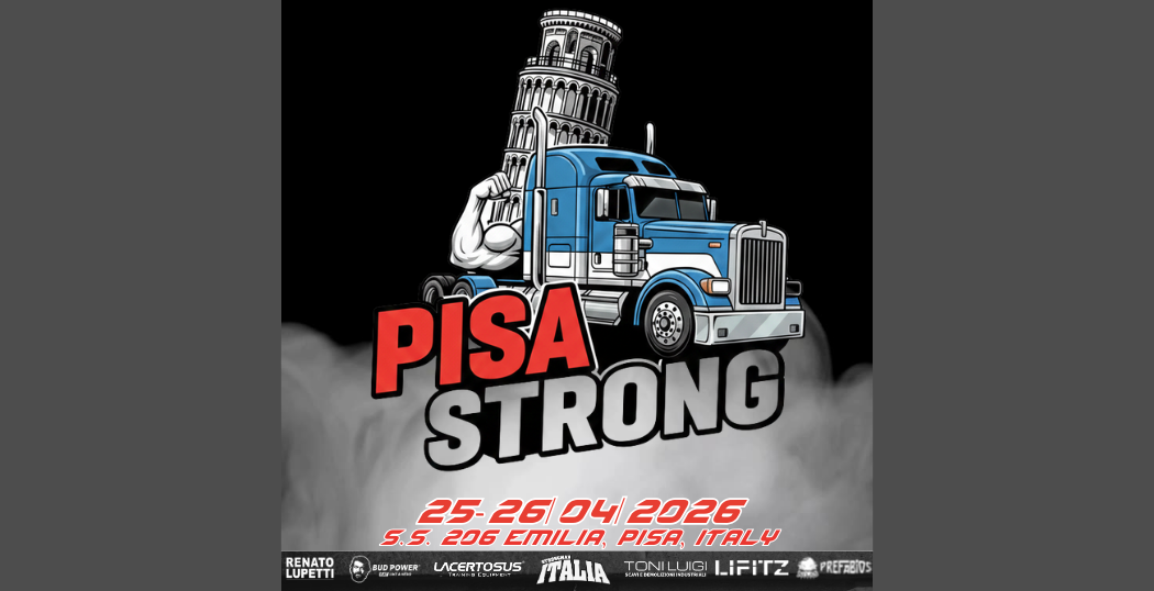 25-26/04/2026 PISA STRONG E MAXIMA TRUCK PULL E INCH DUMBBELL
